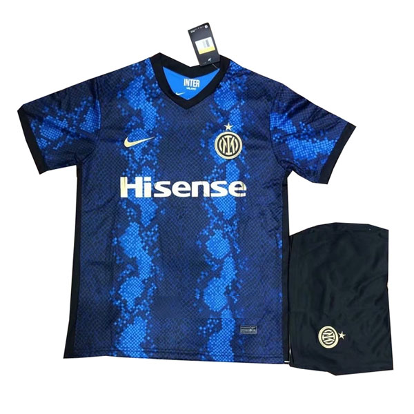 Camiseta Inter de Milán Replica Primera Ropa Niño 2021/22